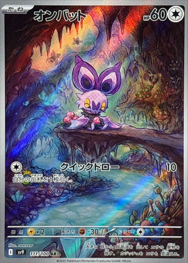 Pokemon Noibat【AR】 111/100 Battle Partners