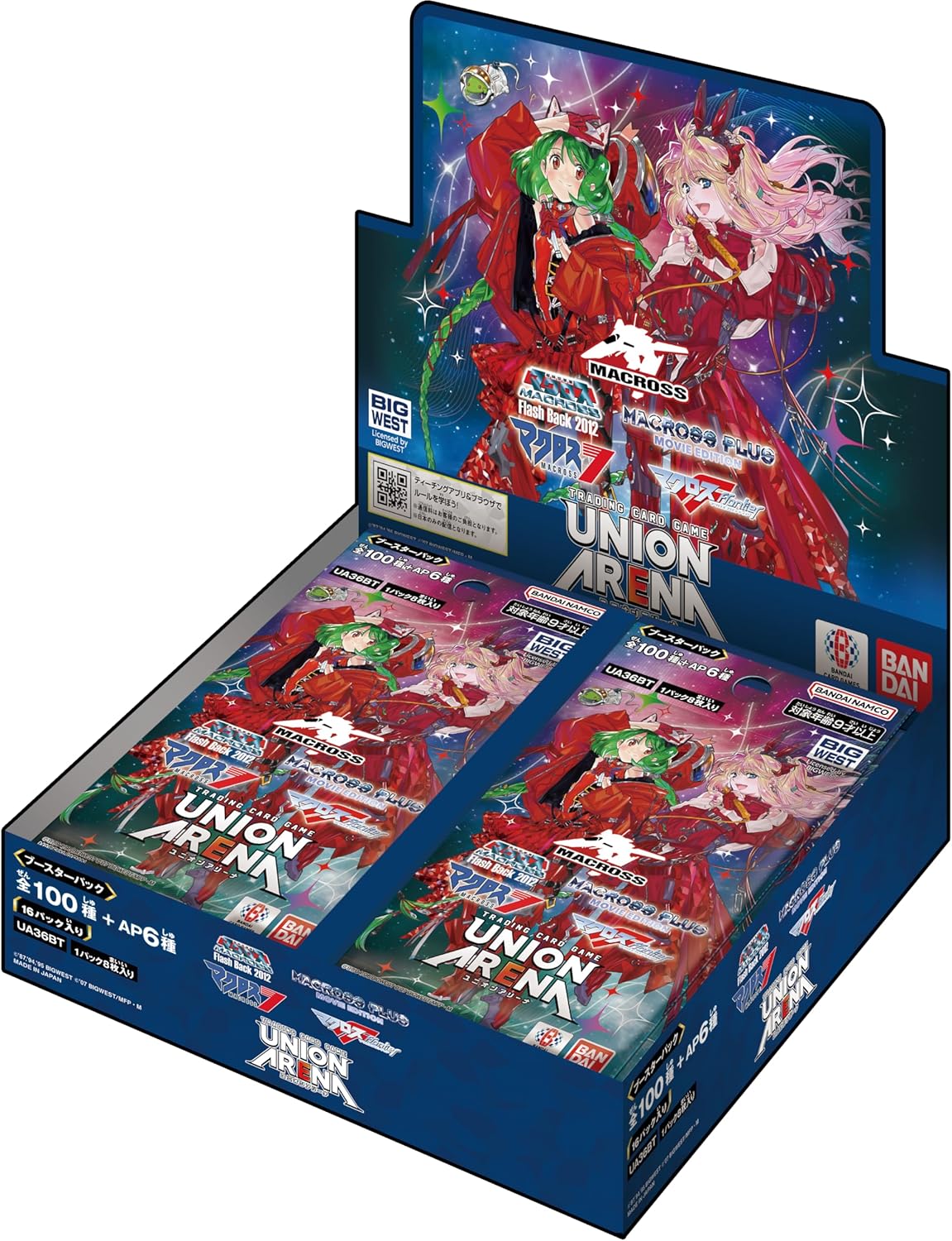 BANDAI UNION ARENA Macross【UA36BT】New Sealed Japanese Booster Box