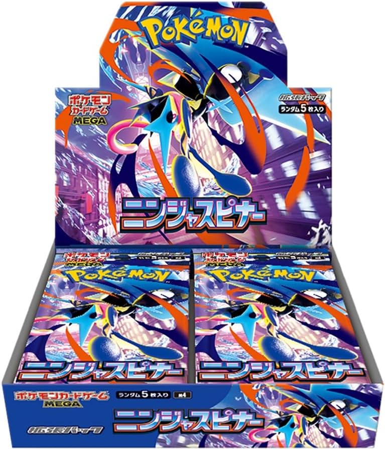 Pokemon MEGA Ninja Spinner M4 New Sealed Japanese Booster Box