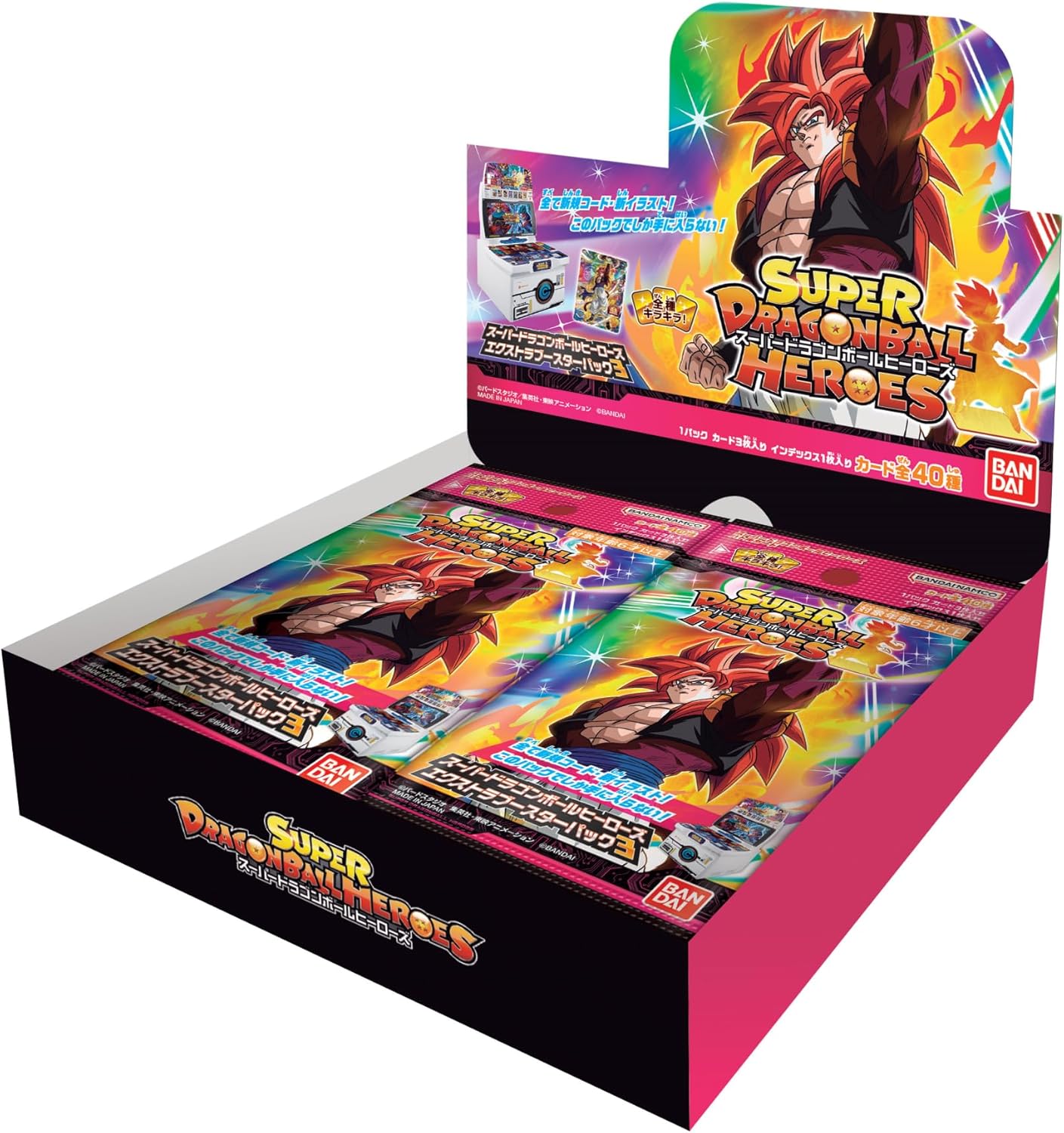 BANDAI スーパードラゴンボールヒーローズ エクストラブースターパック3 ブースターボックス