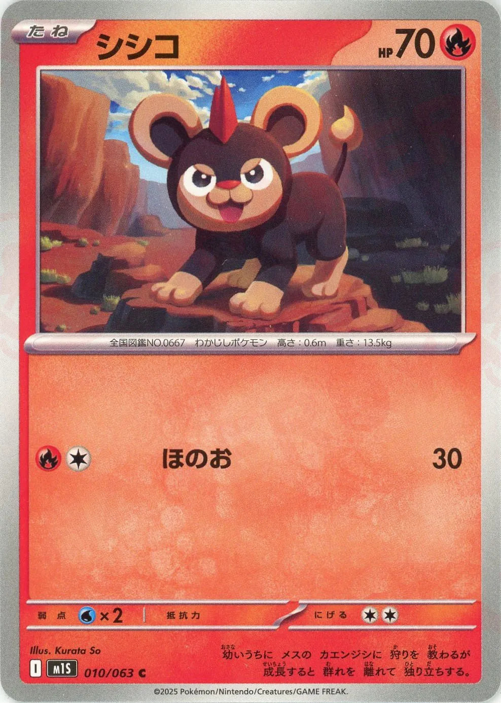 シシコ(C){炎}〈010/063〉