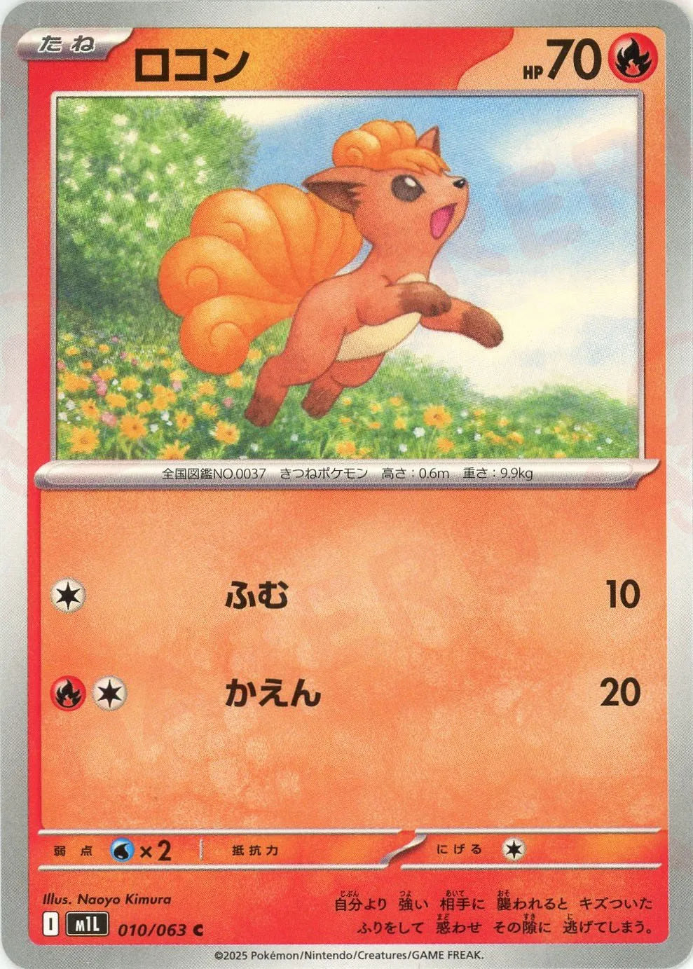 ロコン(C){炎}〈010/063〉