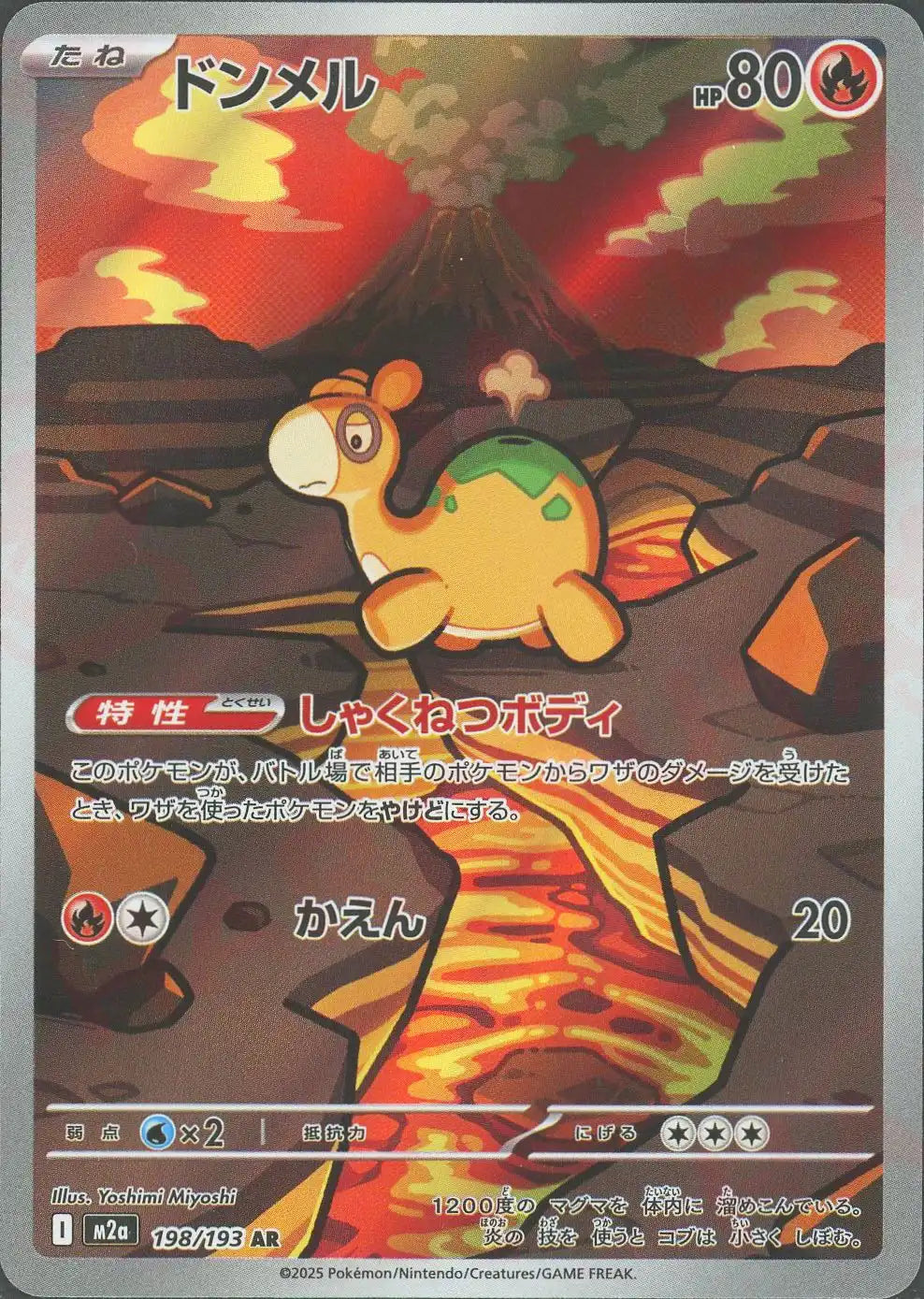ドンメル(AR){炎}〈198/193〉