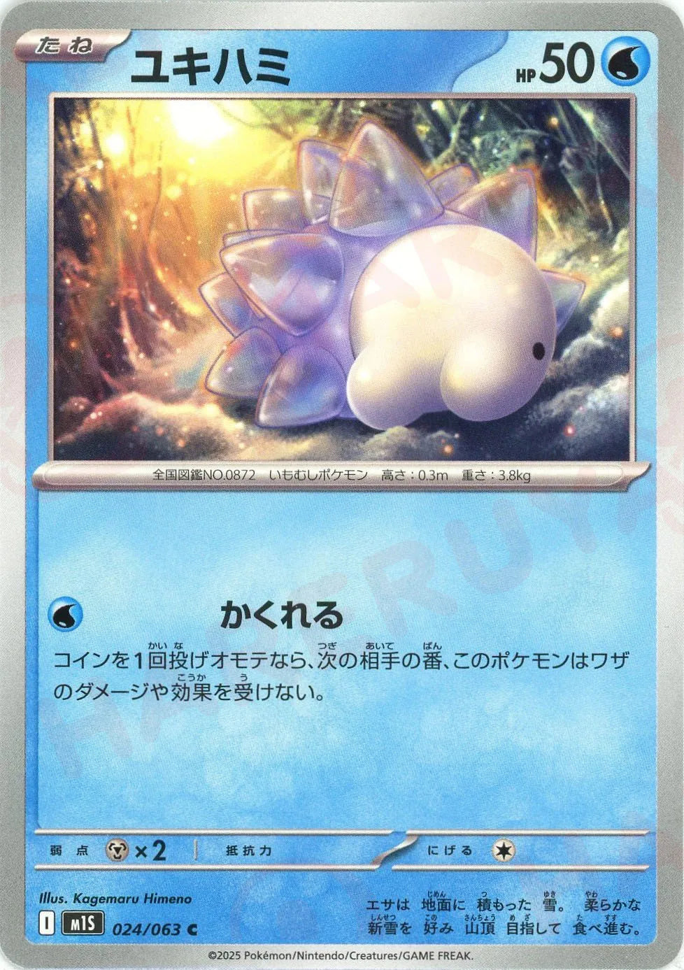ユキハミ(C){水}〈024/063〉