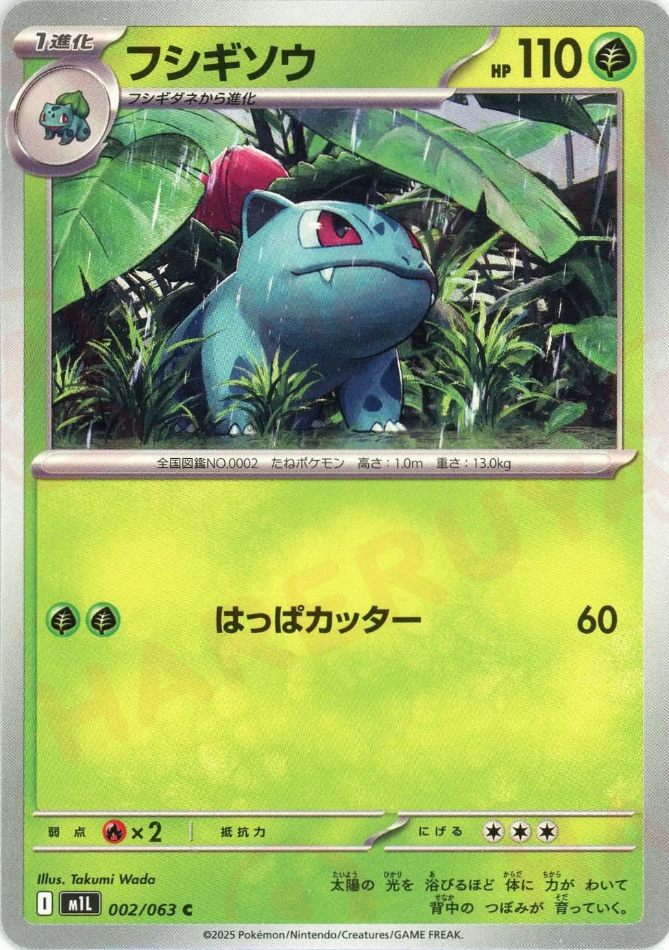 フシギソウ(C){草}〈002/063〉