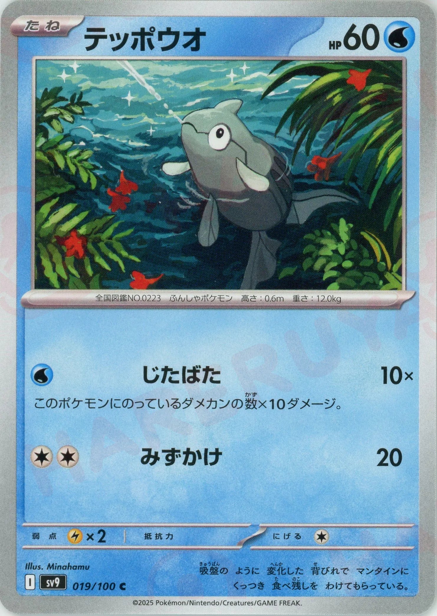 テッポウオ(C){水}〈019/100〉